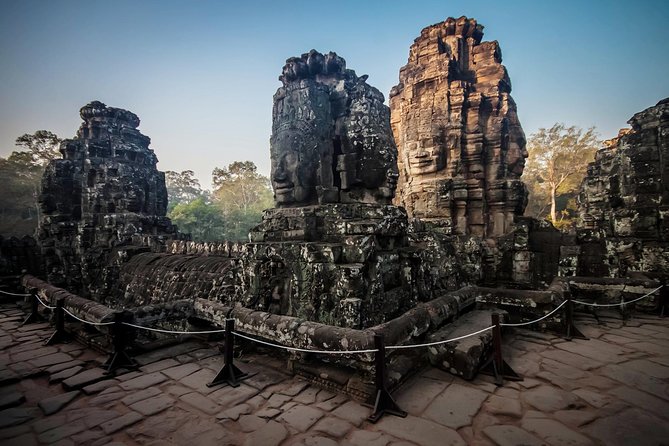 1-Day Angkor Wat Sunrise & All Interesting Temples Private Tour - Angkor Thom combines grand faces and royal power
