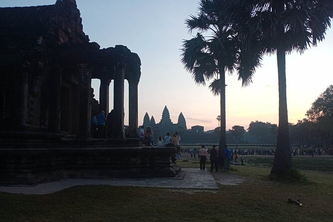 1-Day private Angkor Temple Tour by Tuk Tuk from Siem Reap - Angkor Wat from the eastern side