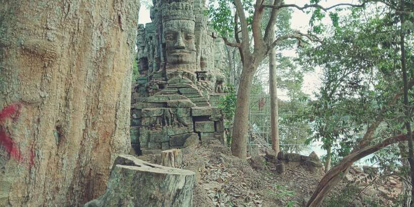 1-Day private Angkor Temple Tour from Siem Reap - The South Gate and the approach to Angkor Thom