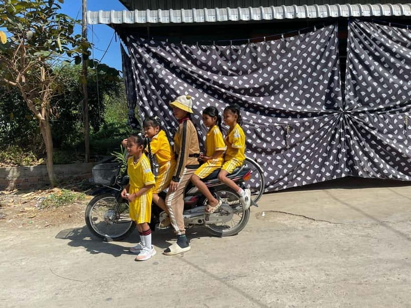 A day tour through Battambang/Local area and landmarks - Riding the traditional bamboo train