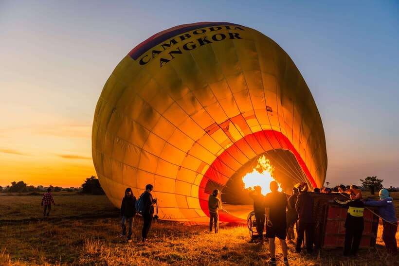 Angkor Stunning Hot Air Balloon - The Drive From Siem Reap and What to Expect on Arrival