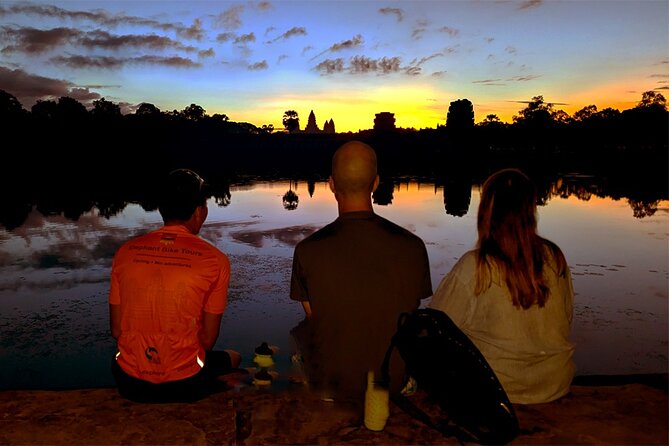Angkor Sunrise Bike Tour - Breakfast & Lunch included - Angkor Wat before breakfast