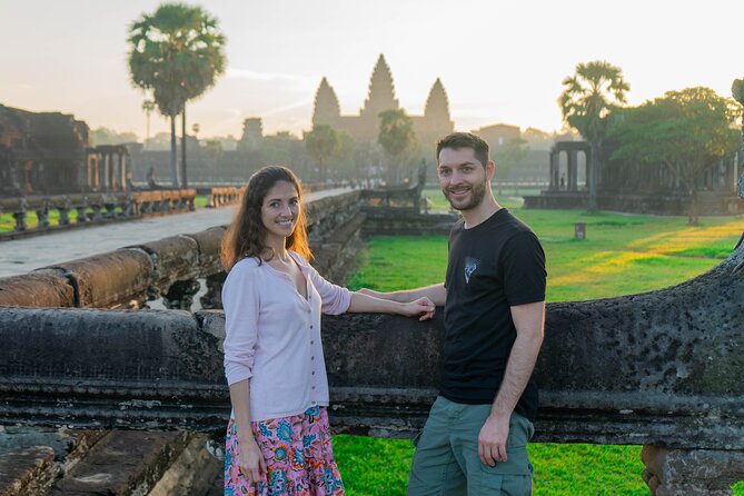 Angkor Sunrise Vespa Tour / Tuk Tuk or Car - The 4:30 a.m. start and the road to Angkor Wat