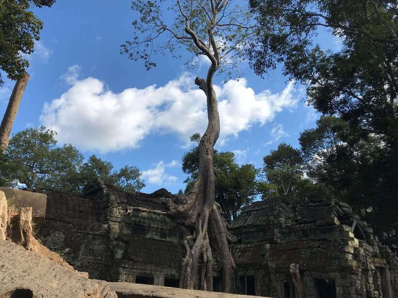 Angkor Wat by Vintage Jeep – Private Tour (Optional Sunrise) - Angkor Thom and Bayon’s stone faces