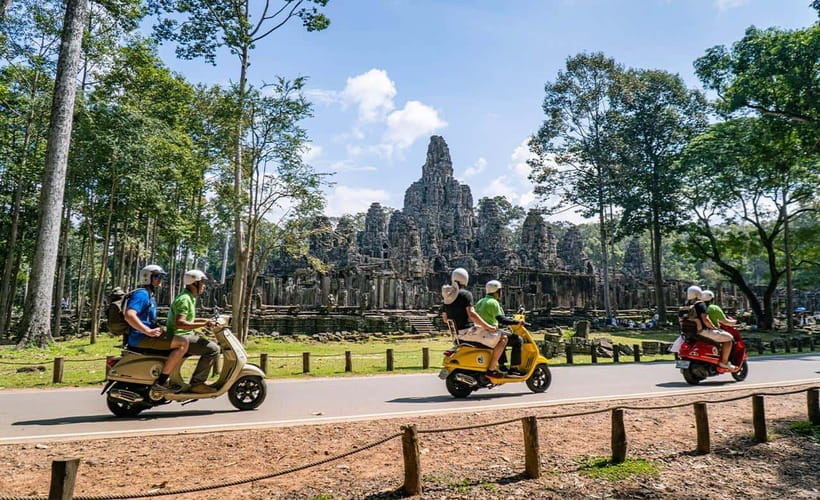 Angkor Wat: Guided Vespa Tour / Tuk Tuk or Car - Why the Vespa makes Angkor easier to enjoy