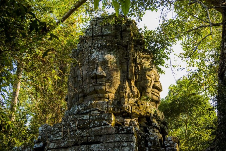 Angkor Wat in a vintage Jeep with driver - jeep rental - The backroads are part of the value
