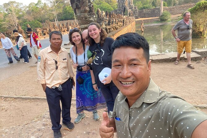 Angkor Wat Private 2 day tour including National Park Phnom Kulen - Phnom Kulen at 8:00 am: waterfall, carvings, and a short hike