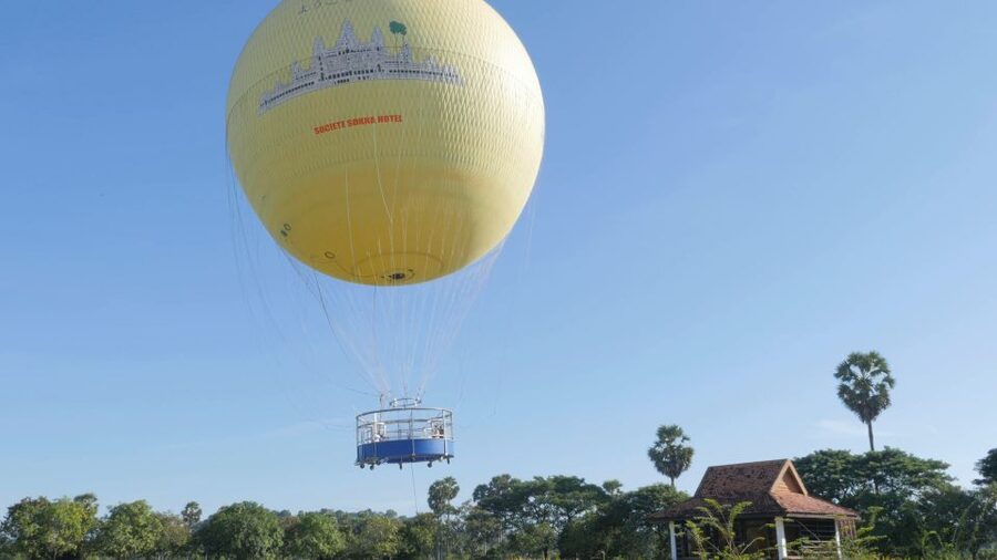 Angkor Wat: Small-Group Tour with Balloon Ride and Lunch - Bayon and the stone faces of Angkor Thom