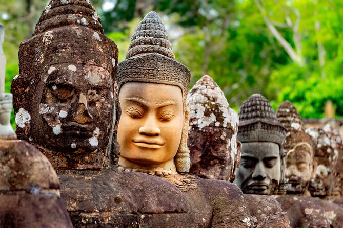 Angkor World Heritage with Sunrise - Small Group - Angkor Thom South Gate and the scale of an imperial capital