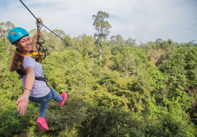 Angkor Zipline Eco-Adventure Canopy Tour - Flying through Angkor’s rainforest