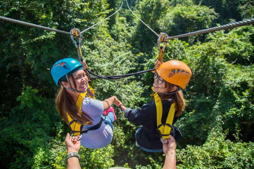 Angkor Zipline Eco-Adventure Canopy Tour - Rope bridges add the nervous fun