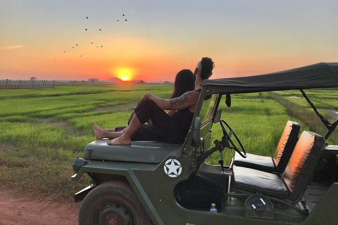 Authentic Cambodian Countryside Jeep Experience - Leaving Siem Reap by restored Jeep