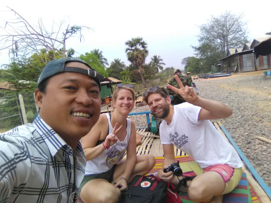 Battambang family tuktuk tour BambooTrain/Wat Banan/Bat cave - A full day from the Sangkae River to Phnom Sampeau