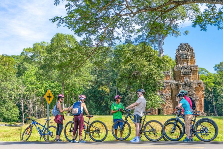 Cycle Angkor Backroad Bike Tour / E-Bike or Tuk Tuk - Terraces, Baphuon, and a wider view of Khmer culture