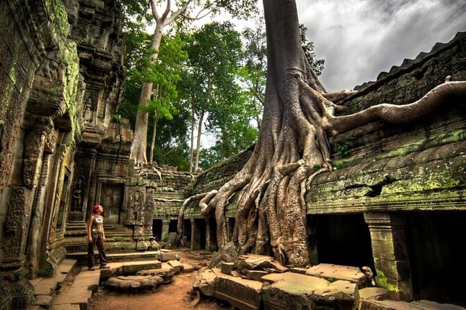 Day trip Phnom Penh to Siem Reap & Return back - Bayon Temple and the stone faces of Angkor Thom