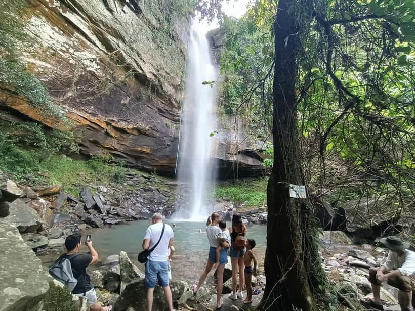 Discover Hidden Waterfall, Jungle Trekking, Swim Incl Snacks - The waterfall stop and its natural pools
