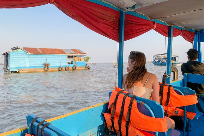Floating Village Sunset Boat Vespa Tour / Tuk Tuk Available - Reaching Chong Khneas Floating Village
