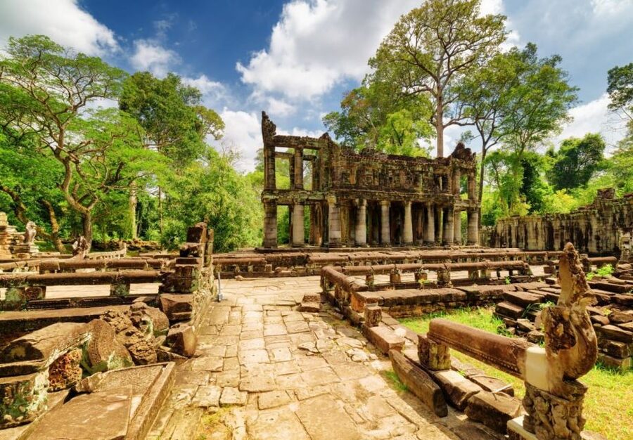 From Siem Reap: Banteay Srei Temple & Grand 5 Temple Tour - Preah Khan, the broad final chapter