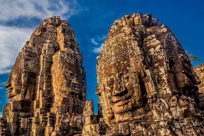 Full-Day Angkor Wat Sunrise & Sunset & All Must-See Private Tour - Angkor Thom and its stone faces