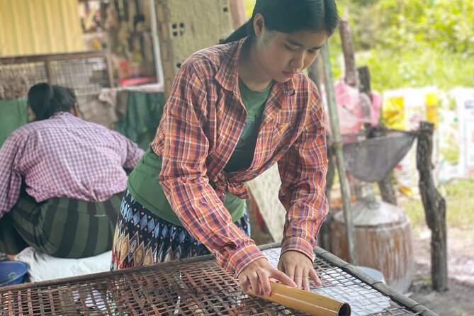 Full day tour by bicycle & tuk tuk,bamboo train,bat cave,villages - Villages, farms, and the original bamboo train