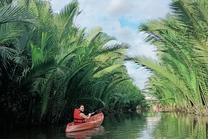 Guided Kayak trip around Green Cathedral outside Kampot, Sunset - A quiet 90-minute paddle through nipa palms