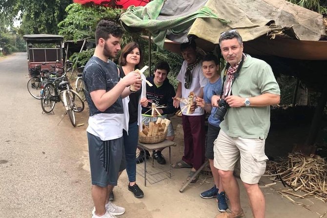 Half day morning bicycle tour to Explore local livelihood and test local snacks - Wat Samrong Knong and Cambodia’s recent past