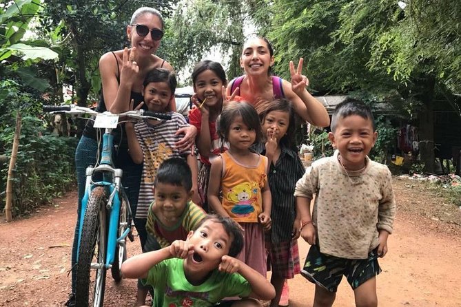 Half day morning bicycle tour to Explore local livelihood and test local snacks - Starting on dirt roads beside Battambang