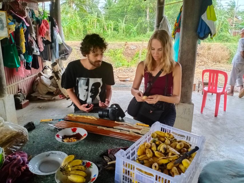 Handicraft tour/rice paper,/rice wine/bat cave Sun Set - The bamboo train: fun, simple, and separately paid