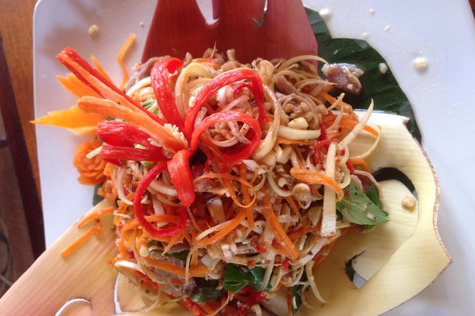 Khmer Gourmet Cooking Class - Old Market: the lesson begins among the ingredients