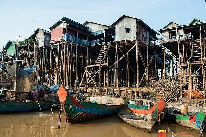 Kompong Phluk Village Tonle Sap Lake Half-Day Tour From Siem Reap - The monks’ school and painted pergola