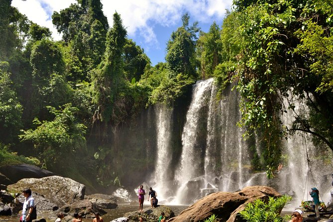 Kulen Waterfall and 1000 Lingas River Private Tour - Walking to the carved riverbed