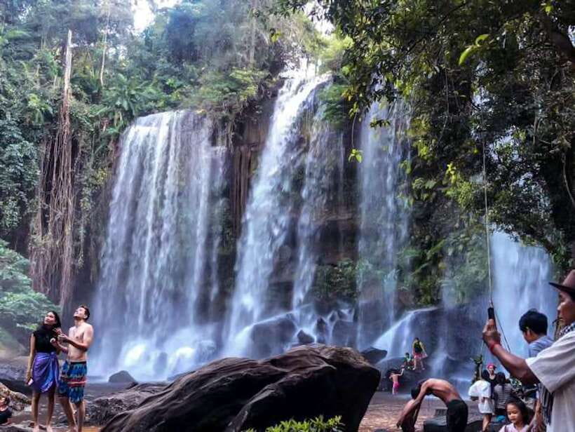 Kulen Waterfall Park with Small Groups & Guide tour - Swimming at the two-level Kulen waterfall