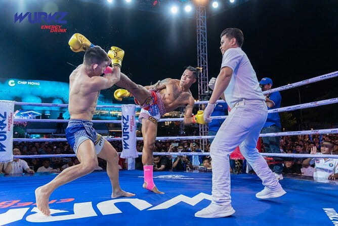 Kun Khmer Traditional Kick Boxing - Arriving at the TV Stadium