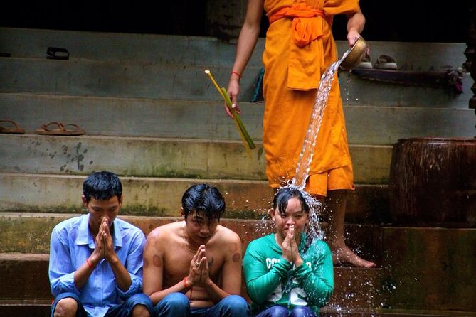 Monk Blessing Ceremony - Chanting, prayer, and blessed water