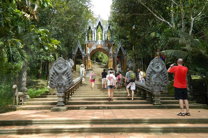 Phnom Kulen Waterfall National Park from Siem Reap - A local market and palm-sugar stop