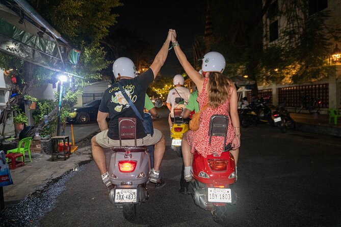 Phnom Penh Evening Foodie Vespa Tour / Tuk Tuk Available - Starting at 5:30 pm in Phnom Penh
