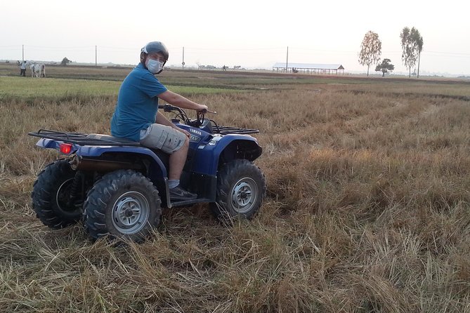 Private Siem Reap Quad Bike Adventure - Learning to handle the quad bike