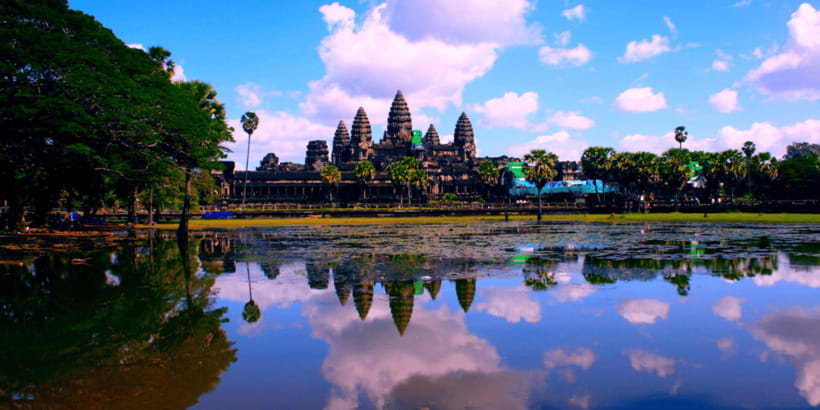 Private Sunrise Angkor Wat Tour - Entering Angkor Thom through the South Gate