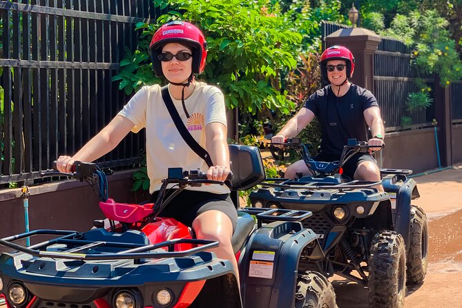 Quad Bike Ride Explore Local Villages - Following Pearang Road toward the fields