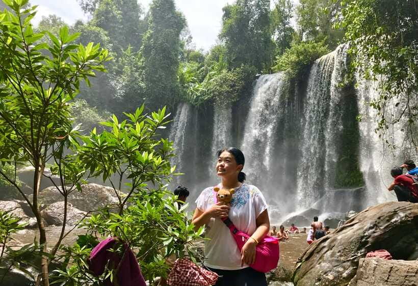 Shared tour: Kulen Mountain & Waterfalls - Small group - Palm Sugar Village and the local market
