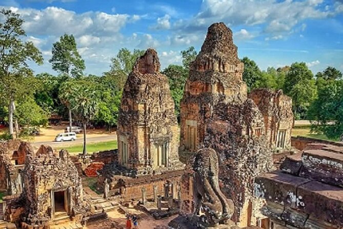 Siem Reap 2-Day Private Angkor Wat Tour with Sunrise - Day one begins at Angkor Thom’s giant faces