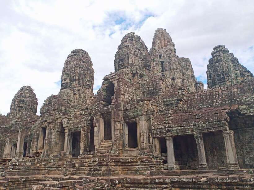 Siem Reap: Angkor Wat Private Tour by Tuk-Tuk - Bayon: faces, towers, and a slower walk