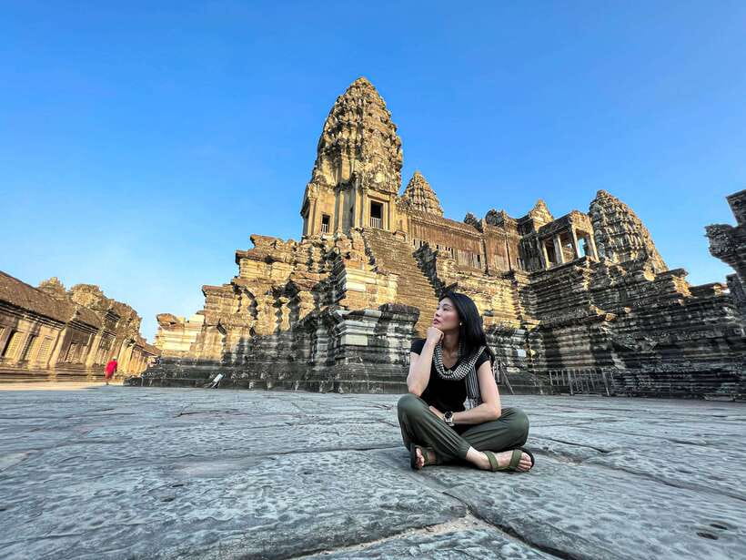 Siem Reap: Angkor Wat Small-Group Day Tour and Sunset - Angkor Thom: faces, terraces, and royal remains