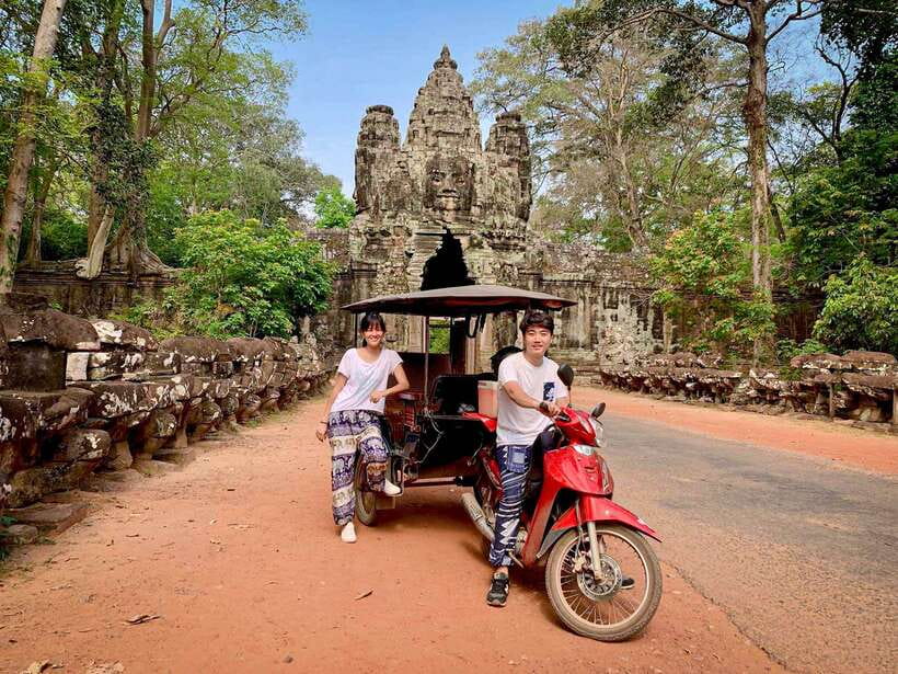 Siem Reap: Angkor Wat Sunrise Tour via Tuk Tuk & Breakfast - Ta Prohm, where trees claim the stones