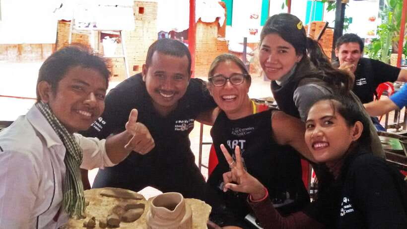 Siem Reap: Cambodian Pottery Class - Five Pieces, From Guided Shapes to Your Own Ideas