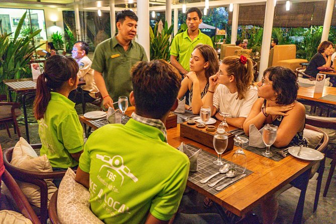 Siem Reap Evening Foodie Vespa Tour / Tuk Tuk Available - Stop two: Made in Cambodia Market