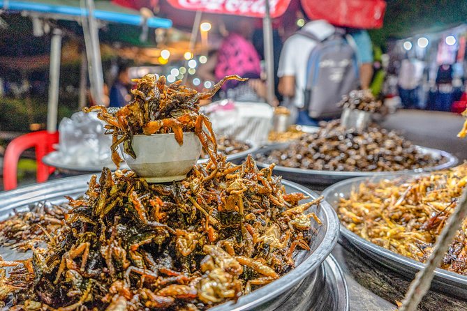 Siem Reap Evening Foodie Vespa Tour / Tuk Tuk Available - Stop three: snacks, snails, and Khmer noodles