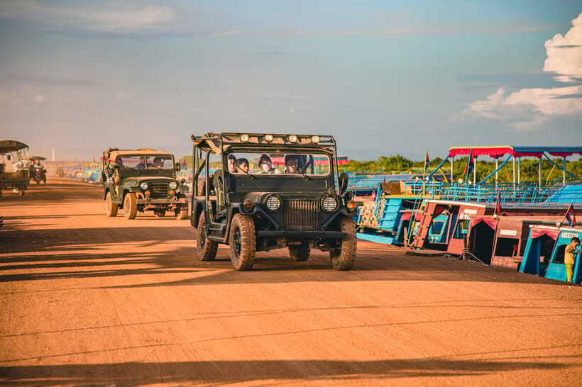 Siem Reap Floating Village Sunset Jeep Tour or SUV Car - How mushrooms and rice wine fit the route