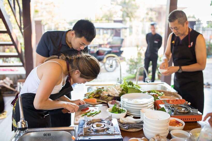 Siem Reap: Khmer Cooking Class at a Local's Home - Sitting down to eat your own four-course meal