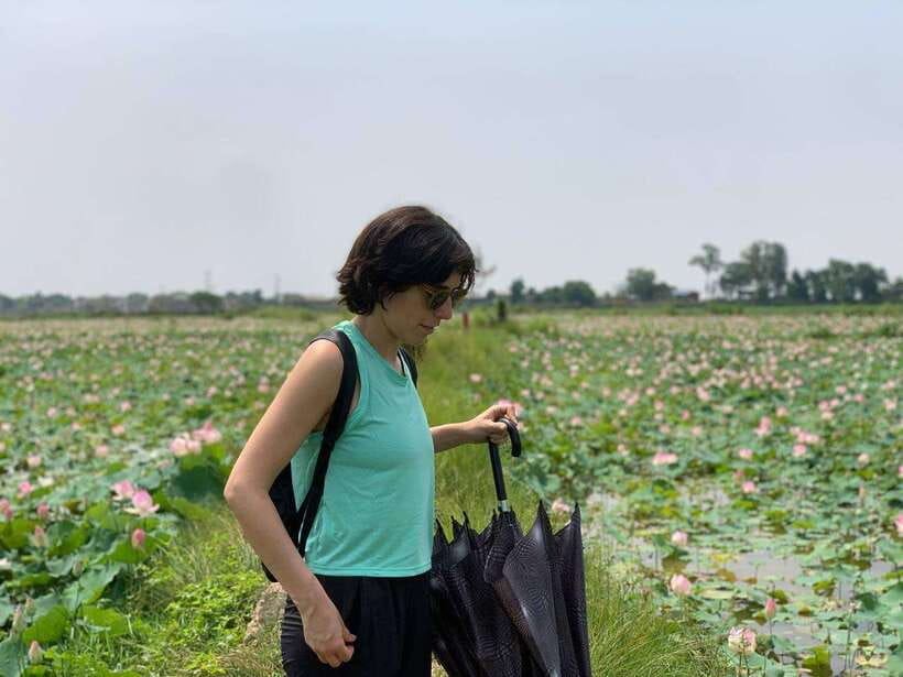 Siem Reap: Khmer Water Blessing by Monk and Lotus Farm Visit - Following the road to the lotus fields